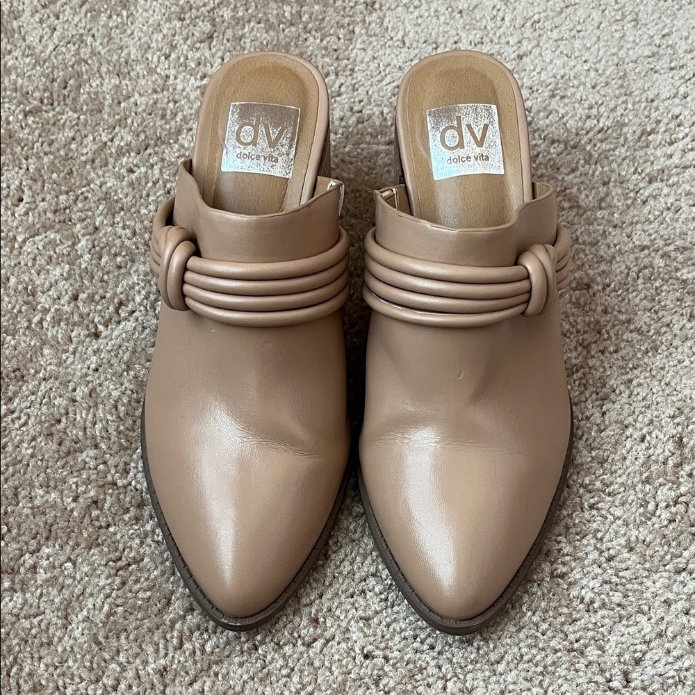 Dolce Vita Tabitha Stacked Heel Mules - Picture 2 of 7